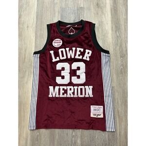 Vtg Kobe Bryant Lower Merion Velvet HS Jersey Headgear Classics LA Lakers Size M